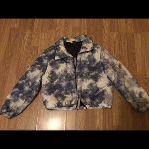 Cropped puffer jacket